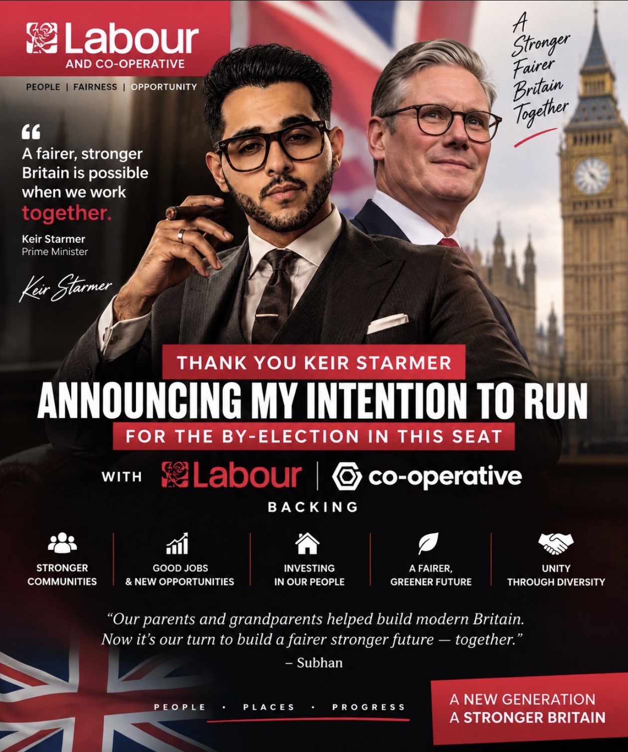 Britain Unite people and unity campaign artwork